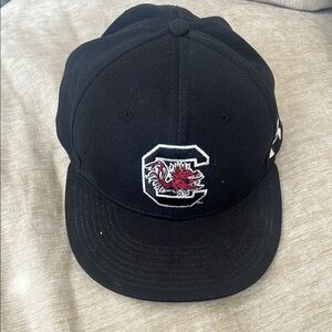 Under Armour Black Cap with South Carolina Gamecocks Embroidered Logo